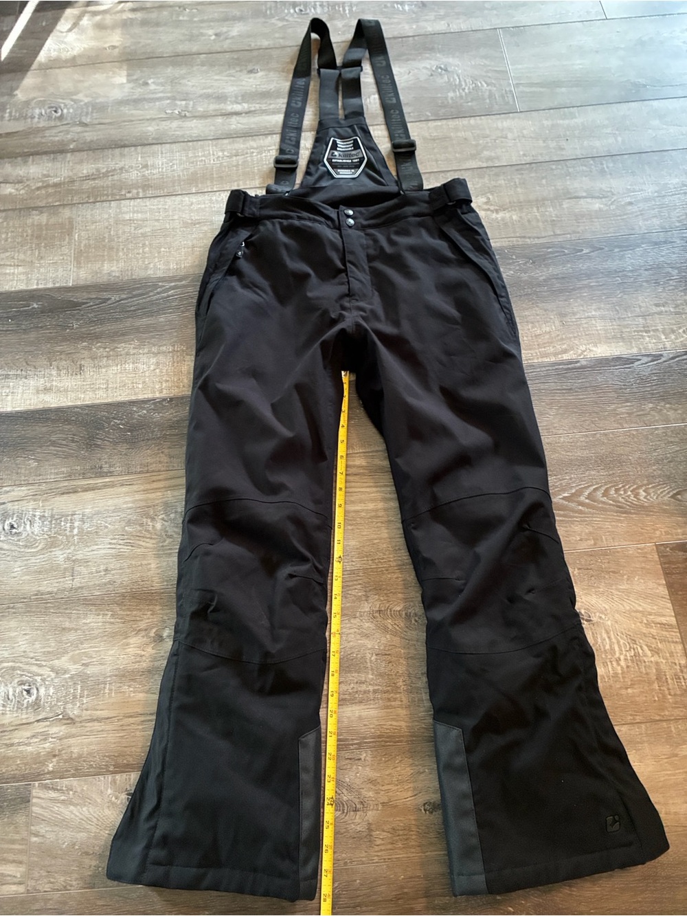 Killtec - Black Insulated Men's Ski Pants with Adjustable Suspenders